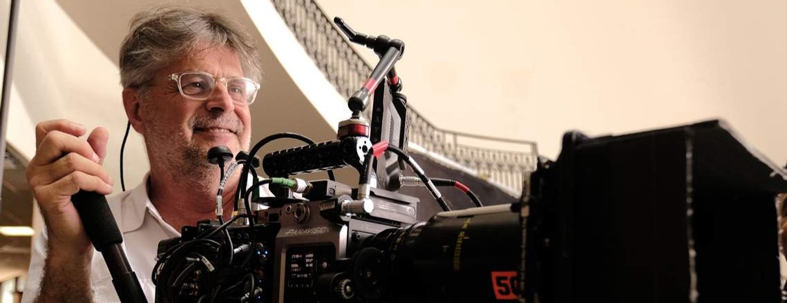 James Chressanthis, ASC, GSC operates the prototype Panavision DXL-M camera on the set of Greenleaf