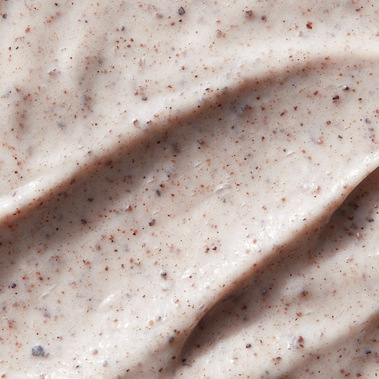 Eyebrow scrub texture swatch