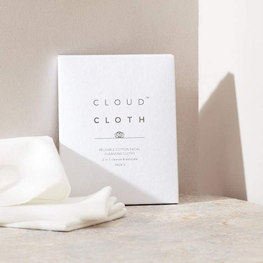 Fcaial cleansing cloths on a neutral background with shadows
