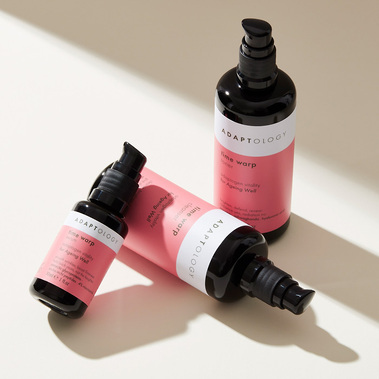 Modern product photography by Sally Williams of skincare products in hard shadows