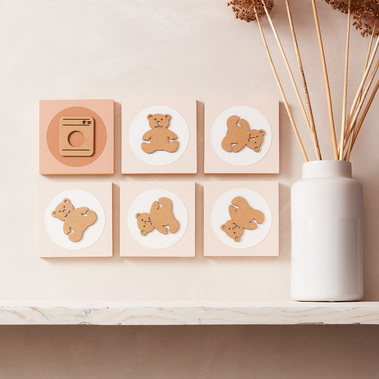 Lifestyle product photography for homeware by Sally Williams.  Children's wall art
