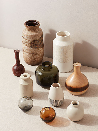 Vase props for product photography