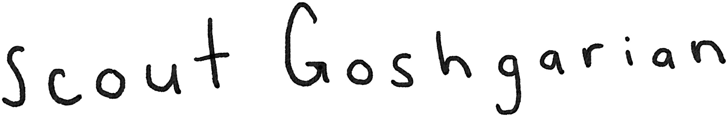 Scout Goshgarian