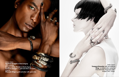 Talis Elements, jewelry advertising campaign, lookbook, female model, model, giovanni martins, kati garbuz, robert wun, vogue india, wonderland magazine, necklace, earrings, bracelets, fashion photographer