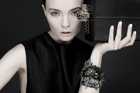 Mawi jewelry advertising campaign, female model, giovanni martins, kati garbuz, robert wun, vogue india, wonderland magazine, necklace, earrings, fashion photographer