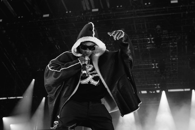 Joey Bada$$ performing at Rolling Loud NY 2021