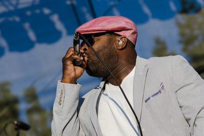Black Thought of The Roots, headlining at the inaugural Great GoogaMooga music festival at Prospect Park in Brooklyn, NY. 2012