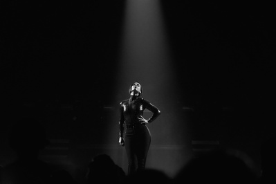 Alicia Keys performing at Prudential Center in Newark, NJ on the Girl On Fire Tour in 2013