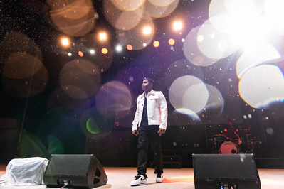 Nas performing at Forest Hills Stadium in Forest Hills, NY