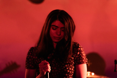 Jackie Paladino performing at Mercury Lounge in NYC