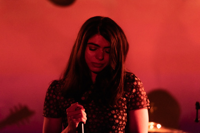 Jackie Paladino performing at Mercury Lounge in NYC