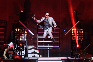 Miguel performing at Prudential Center in Newark, NJ. 2013