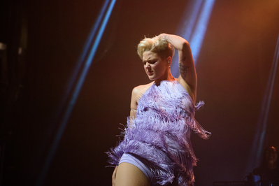 Betty Who performing at Terminal 5 in NYC