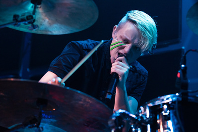 Robert DeLong performing at Terminal 5 in NYC