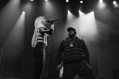 Big Grams (Big Boi + Phantogram) performing at Irving Plaza in NYC