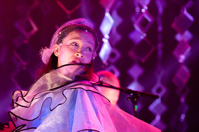Yukimi Nagano, of Little Dragon, performing at Terminal 5 in NYC