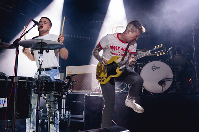 Slaves performing at Irving Plaza