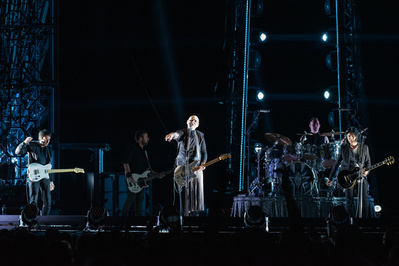 Smashing Pumpkins performing at Madison Square Garden in NYC