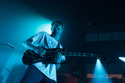 Dave Bayley, of Glass Animals, performing at Terminal 5