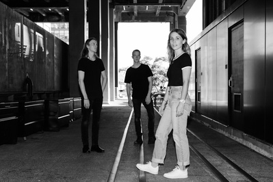 A portrait of SHAED prior to their performance at The Boom Boom Room atop The Standard Hotel in NYC