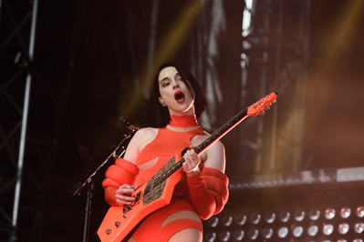 St. Vincent performing at Panorama Music Festival 2018 in NYC