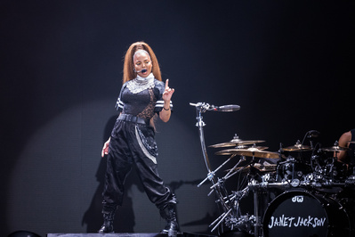 Janet Jackson performing at Panorama Music Festival 2018 in NYC