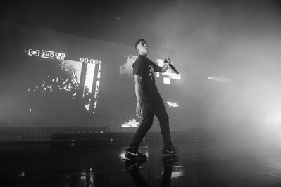 Vince Staples performing at Hammerstein Ballroom in NYC