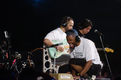 Frank Ocean performing at Panorama Music Festival 2017 in NYC