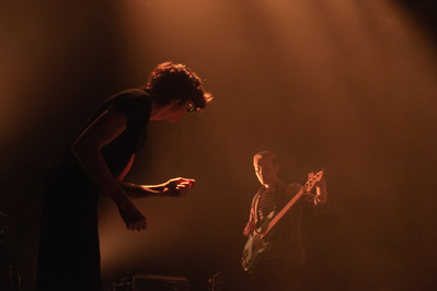 Car Seat Headrest performing at Brooklyn Steel in Brooklyn, NY
