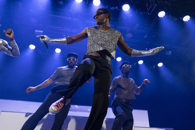 Channel Tres performing at Brooklyn Steel in Brooklyn, New York