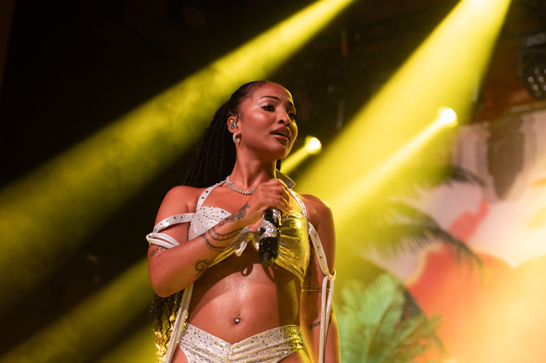 Shenseea performing at Webster Hall