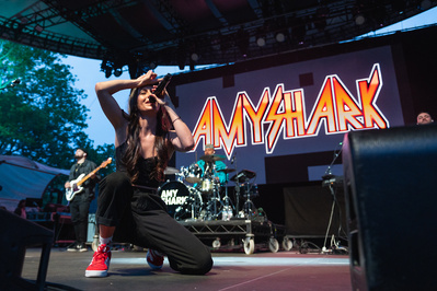 Amy Shark performing at the Aussie BBQ at Central Park Summerstage