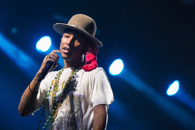 Pharrell Williams performing at Made In America Music Festival 2014 in Philadelphia, PA