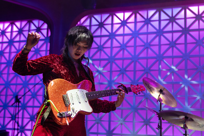 Yvette Young, of Covet, performing at Brooklyn Made in Brooklyn, New York