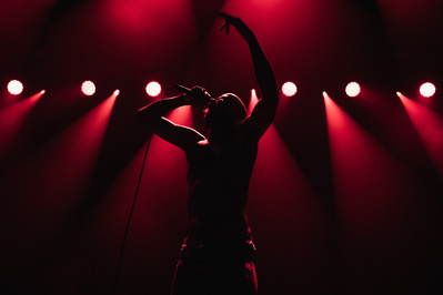Death Grips performing at Terminal 5