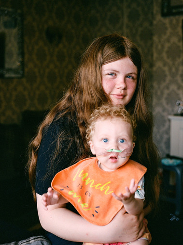 Portrait of Tiegan and Alfie, shortlisted for British Journal of Photography's Portrait of Britain Award 2023