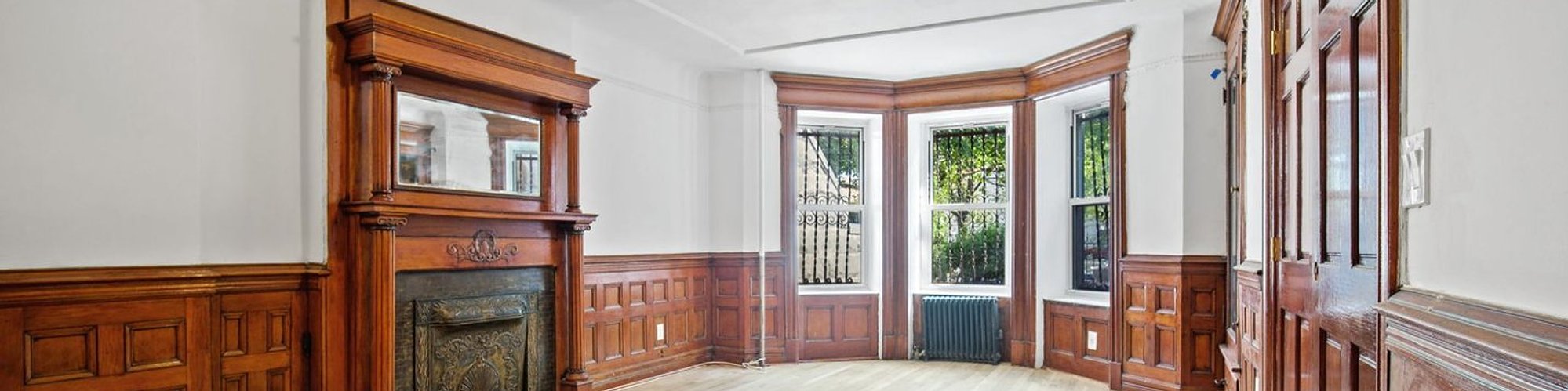 443 Eastern Parkway living room.