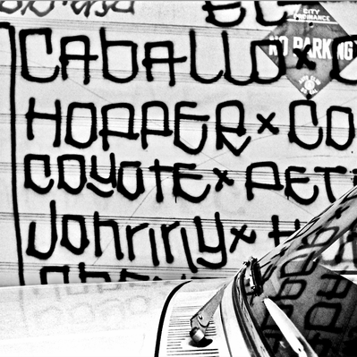 STREET WRITERS image. Photographer Gusmano Cesaretti. Printed 1972. Los Angeles Art Gallery. Shop Vintage Graffiti / Street Art. 