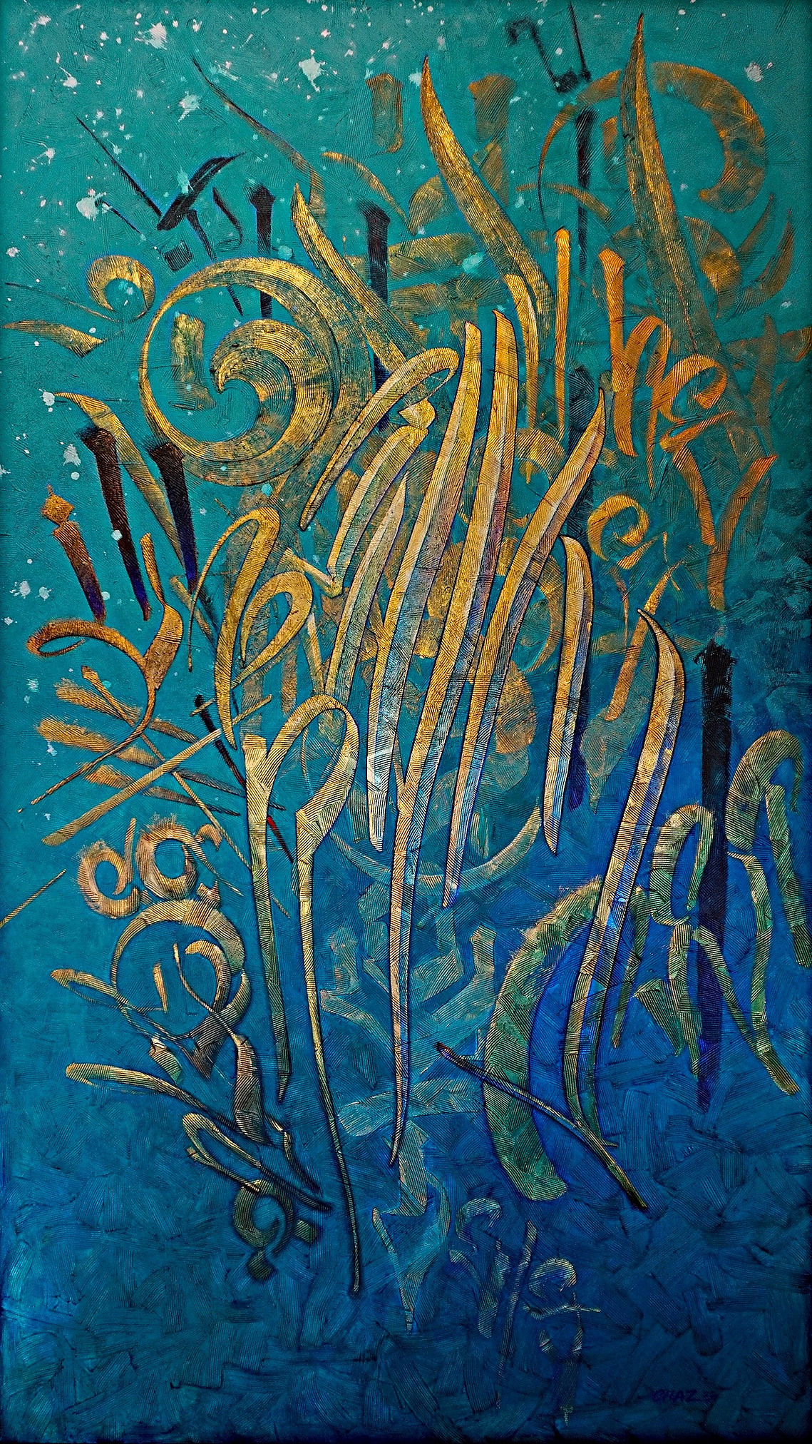 Chaz Bojórquez. Graffiti Original. Pioneer of Street Art. “Any Drawn Line That Speaks About Identity Unity, And Dignity, That Line Is Art”, 2022

Acrylic and Oil on Canvas. Shop Art Collectors. Chaz Bojorquez Original Art for Sale. 