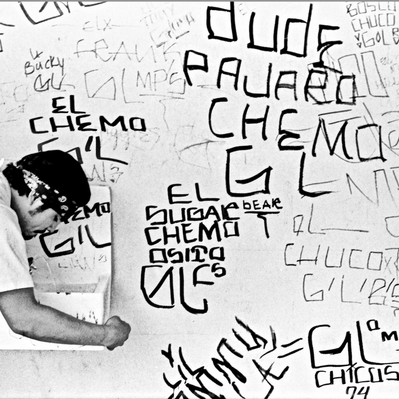 STREET WRITERS image. Photographer Gusmano Cesaretti. Printed 1972. Los Angeles Art Gallery. Shop Vintage Graffiti / Street Art. 