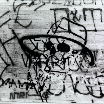 Chaz Bojorquez Señor Suerte Photograph.   STREET WRITERS image. Photographer Gusmano Cesaretti. Printed 1973. Los Angeles Art Gallery. Shop  Vintage Graffiti / Street Art.