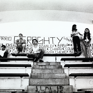 STREET WRITERS image. Photographer Gusmano Cesaretti. Printed 1972. Los Angeles Art Gallery. Shop Vintage Graffiti / Street Art. 