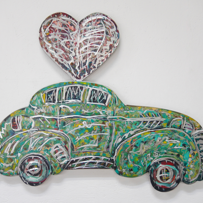 Car with Heart
Artist Frank Romero
Eastern Projects Gallery Los Angeles