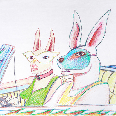 Gilbert "Magu" Lujan Artwork Available 
Vintage Chicano Art
Eastern Projects Gallery