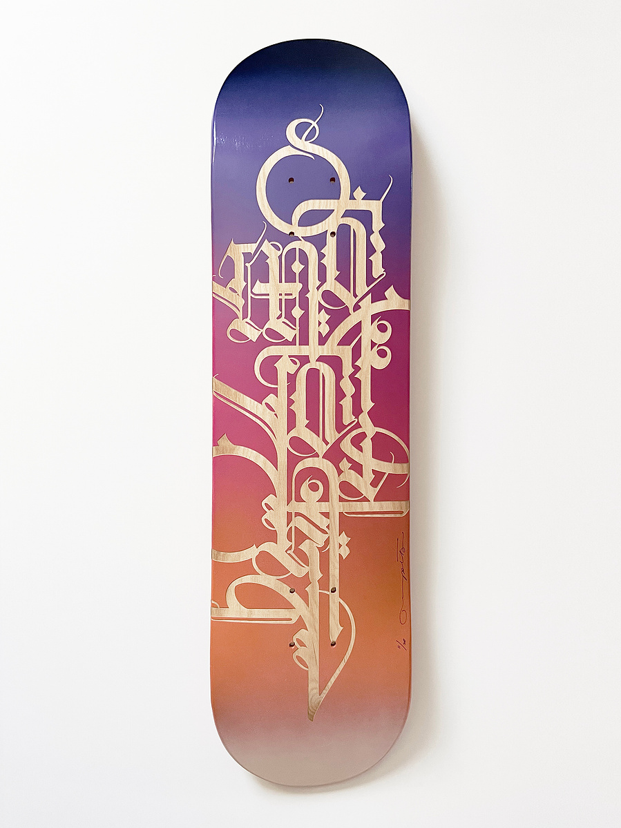"SAMADHI" Skate Deck  BY CRYPTIK
Los Angeles Art Gallery. Shop Art Collector Prints. Graffiti / Street Art. Eastern Projects Gallery.