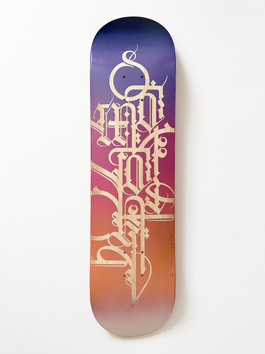 "SAMADHI" Skate Deck  BY CRYPTIK
Los Angeles Art Gallery. Shop Art Collector Prints. Graffiti / Street Art. Eastern Projects Gallery.