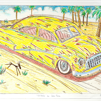 Gilbert Magu Lujan Artwork for Sale
50 Ford de Ese Eme
Chicano Art Gallery